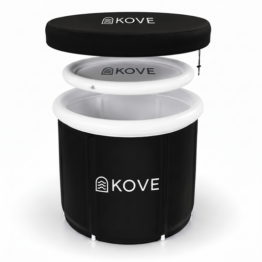 KOVE Essentials Ice Bath | Portable Cold Plunge Tub | 350L