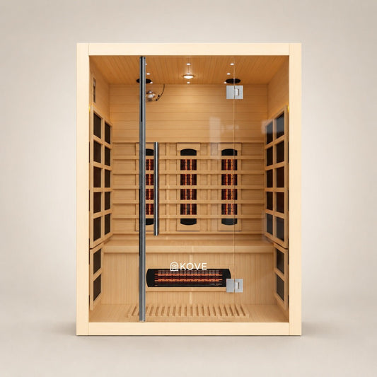 KOVE Full Spectrum Infrared Sauna – 3 Person