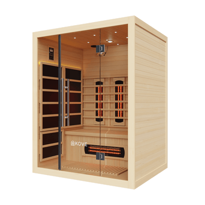 KOVE Full Spectrum Infrared Sauna – 3 Person