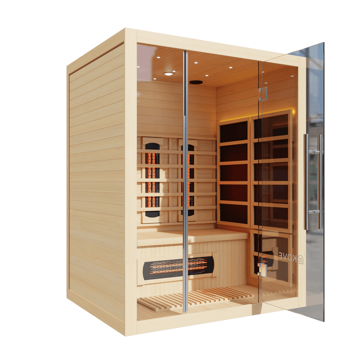 KOVE Full Spectrum Infrared Sauna – 3 Person