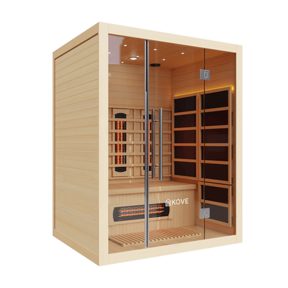 KOVE Full Spectrum Infrared Sauna – 3 Person
