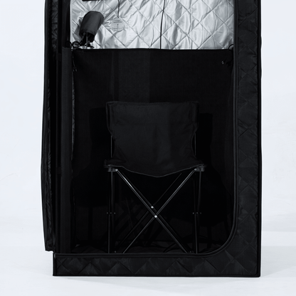 KOVE Portable Infrared Sauna Tent – Indoor 1 Person Far Infrared Sauna with Carbon Heating & Red Light