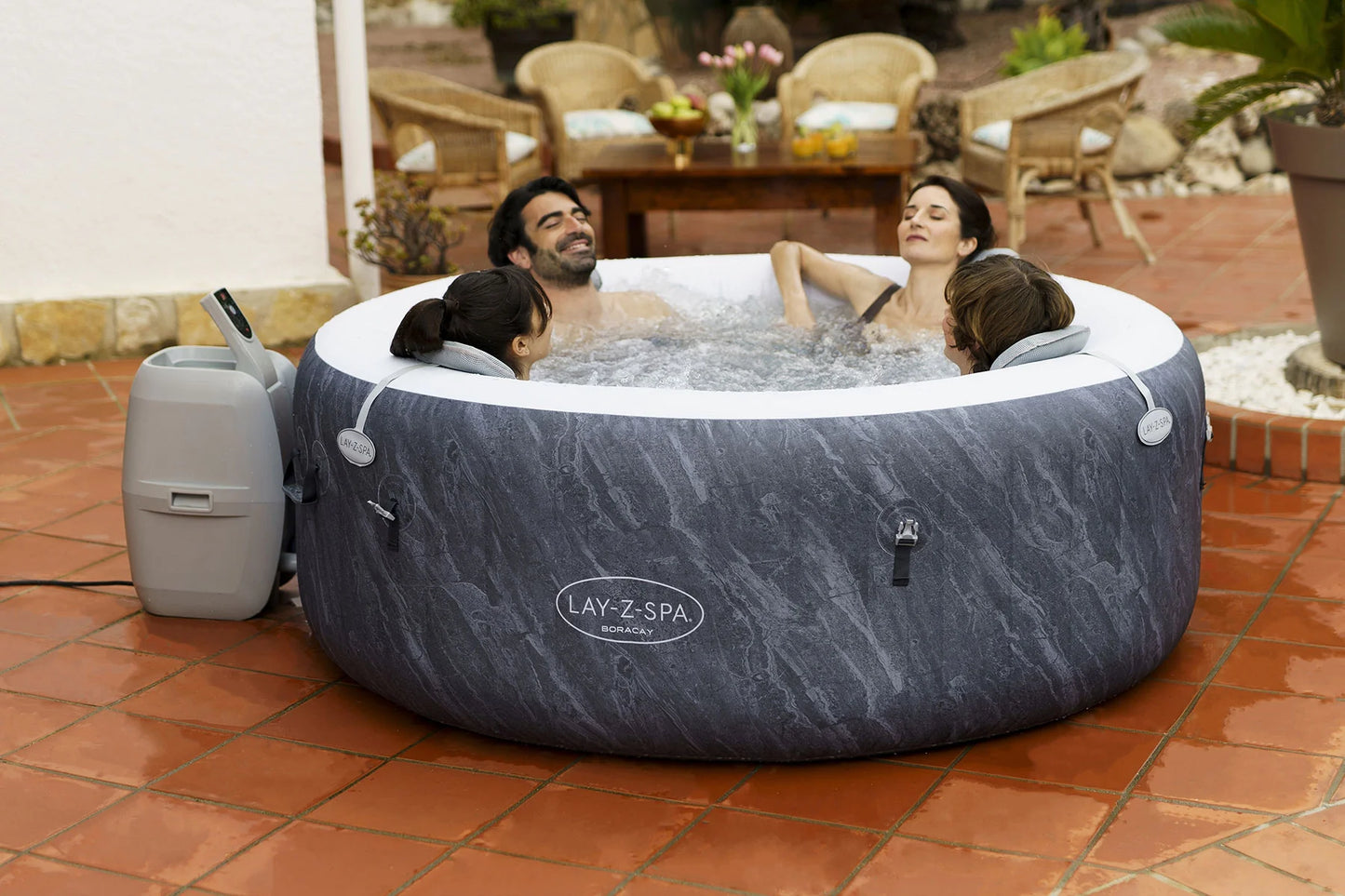 Boracay AirJet 2-4 Person Inflatable Hot Tub
