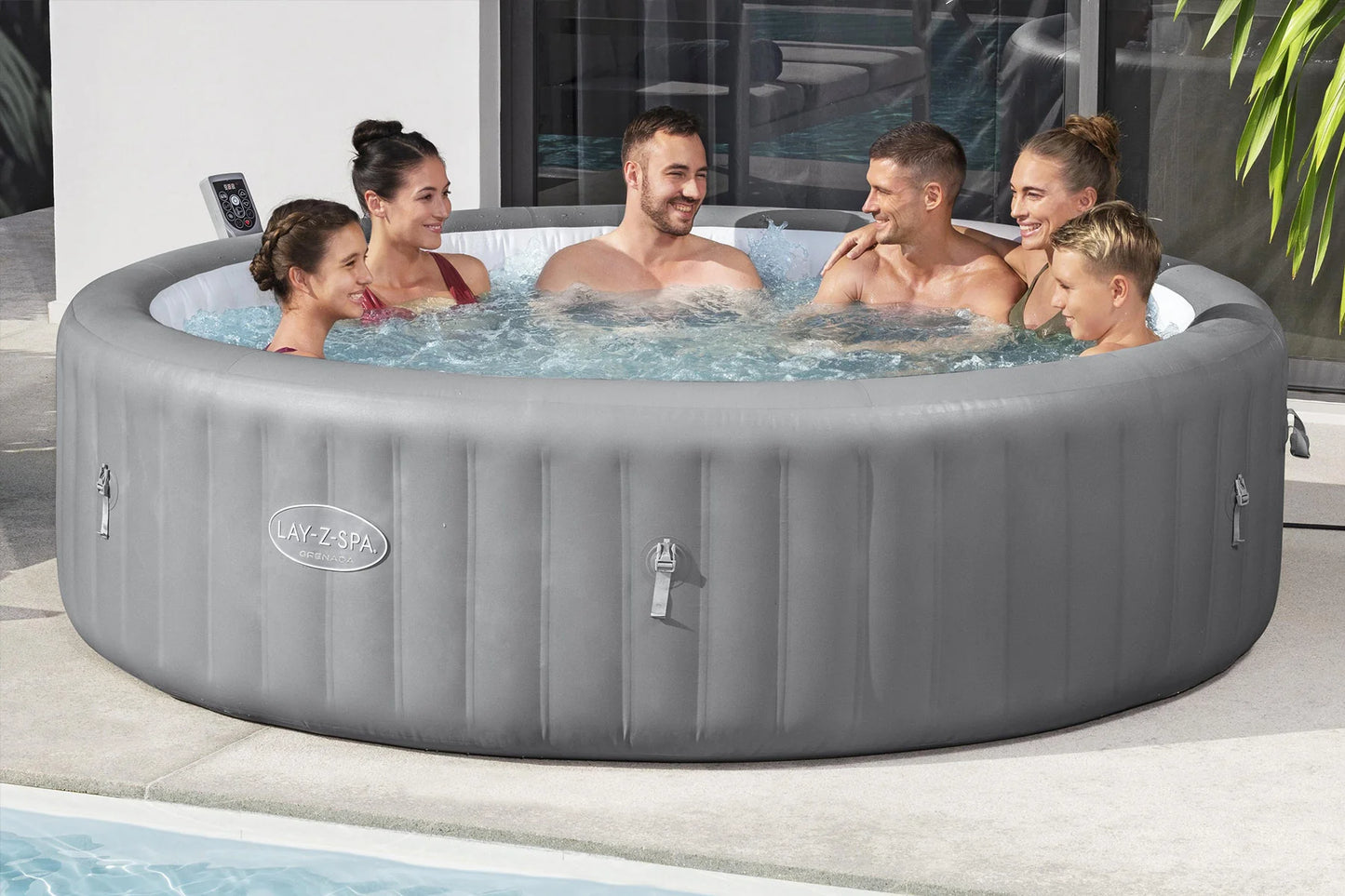 Grenada AirJet 6-8 Person Inflatable Hot Tub
