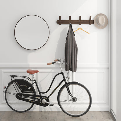 Wireworks Wall Hooks Left Hook 5 Walnut