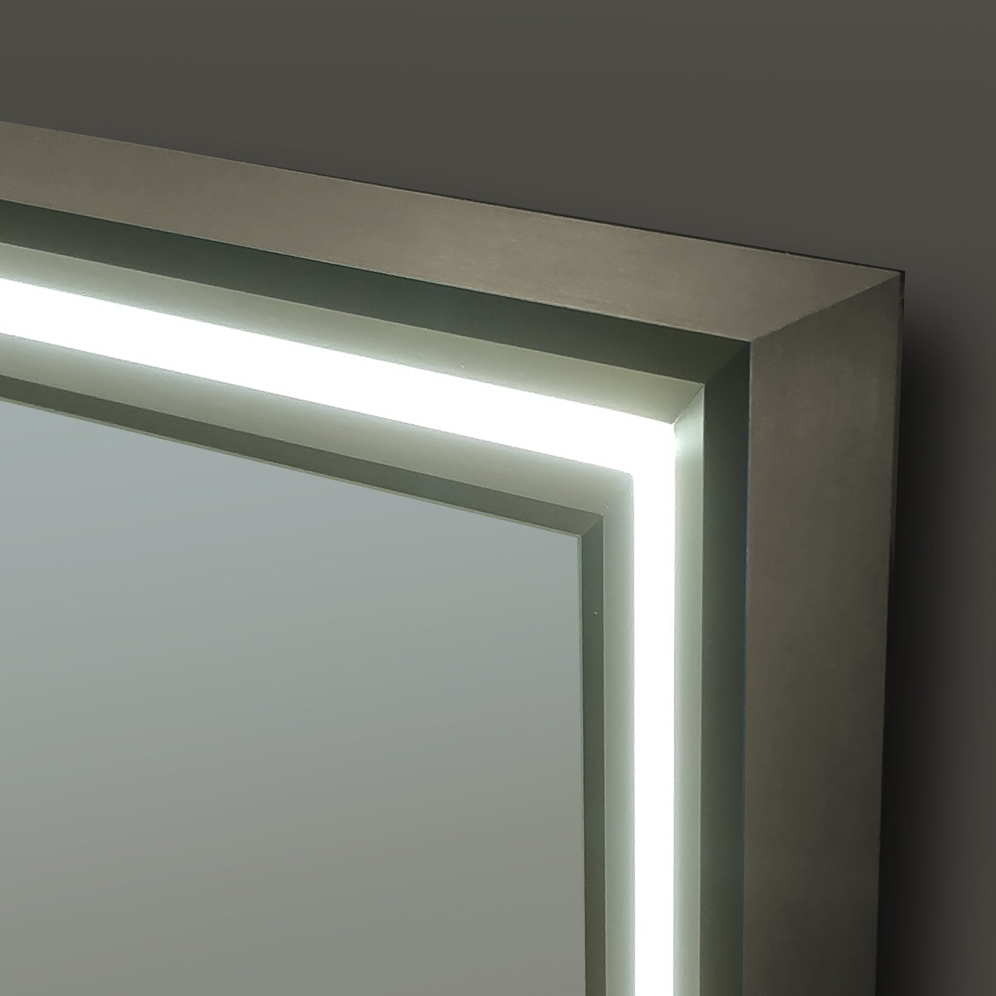 Origins Living Lexington Led Illuminated Mirror 120 Brushed Bronze 1200 X 750mm - Hot Tub Shop