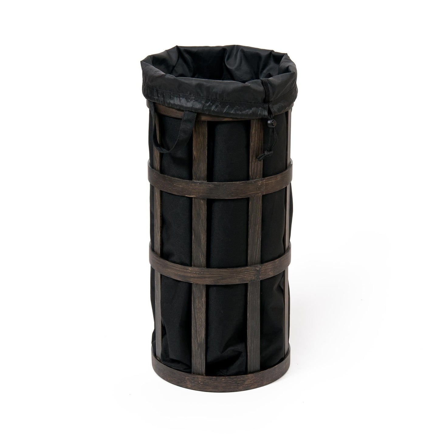 Wireworks Laundry Basket Cage Dark Oak / Black