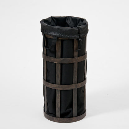 Wireworks Laundry Basket Cage Dark Oak / Black