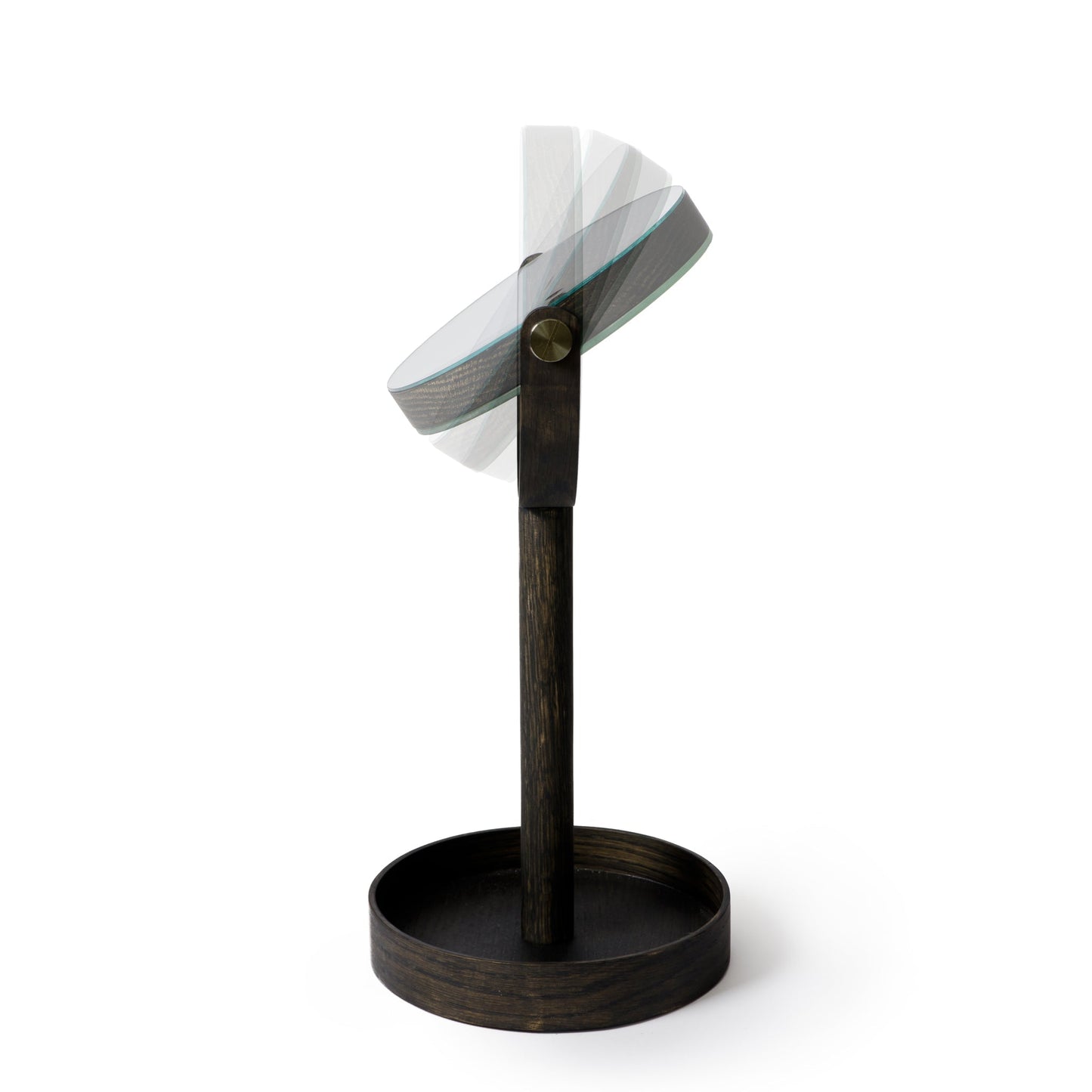 Wireworks Magnify Mirror Close Up Dark Oak