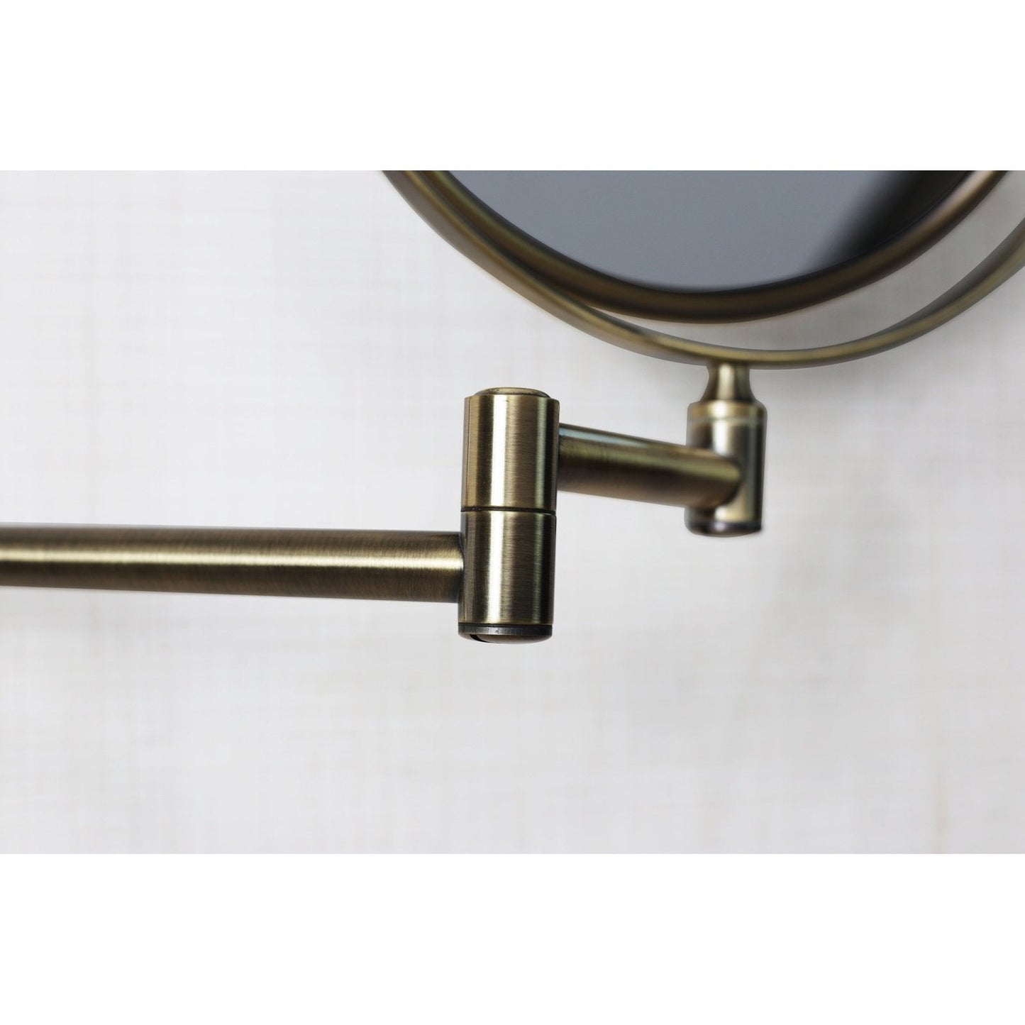 Origins Living Taylor Reversible 5 X Magnifying Wall Mirror Aged Brass