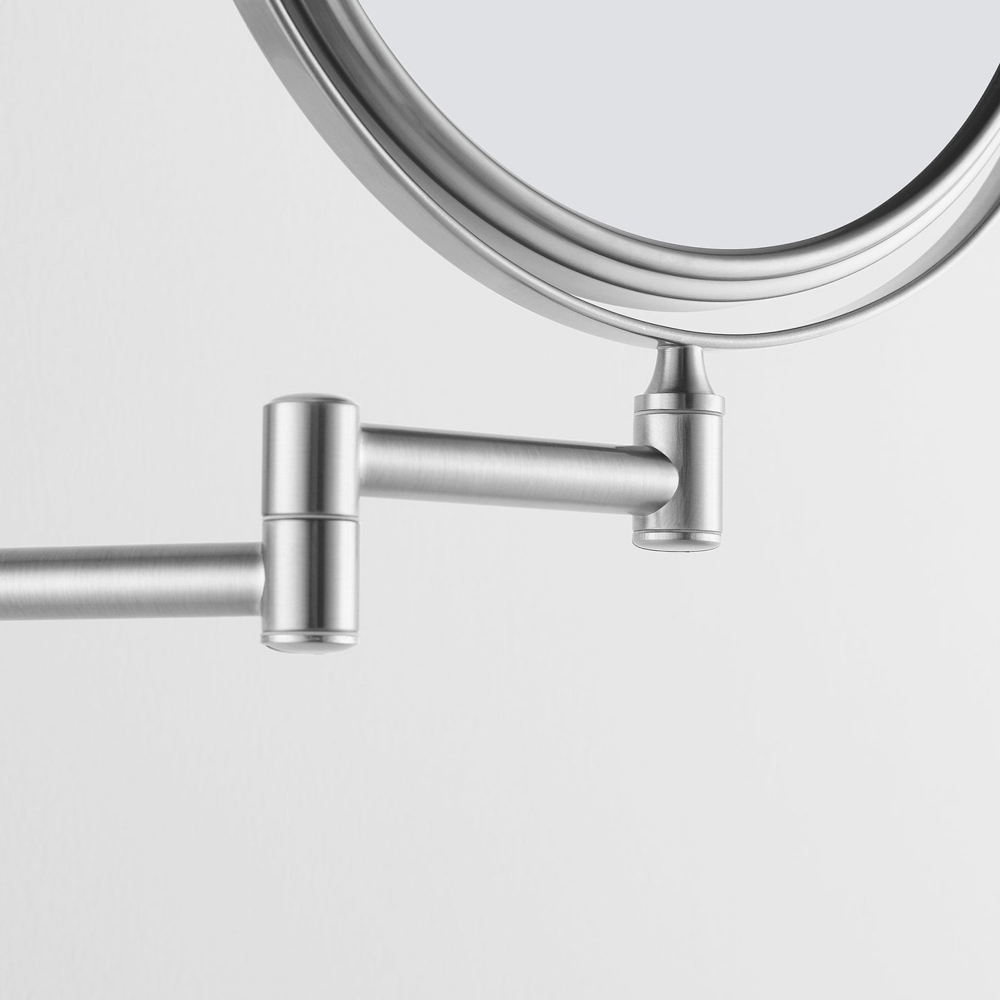 Origins Living Taylor Reversible 5 X Magnifying Wall Mirror Brushed Nickel - Hot Tub Shop