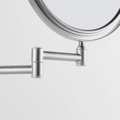 Origins Living Taylor Reversible 5 X Magnifying Wall Mirror Brushed Nickel - Hot Tub Shop