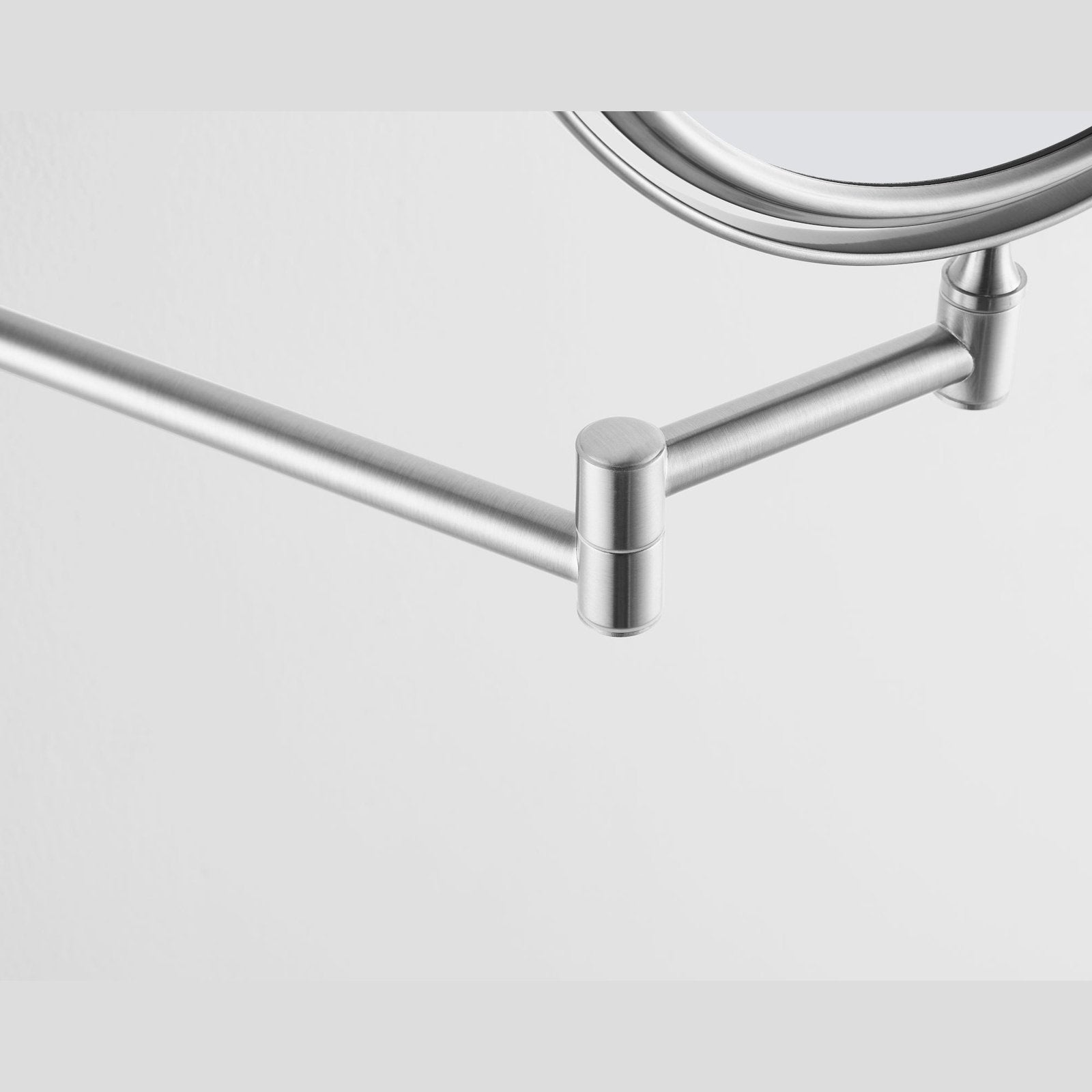 Origins Living Taylor Reversible 5 X Magnifying Wall Mirror Brushed Nickel - Hot Tub Shop