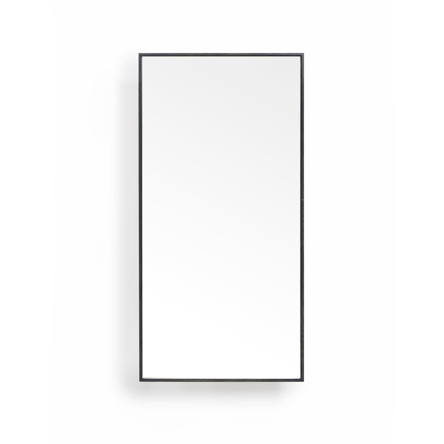 Wireworks Wall Mirror 3 Tray Slimline Dark Oak