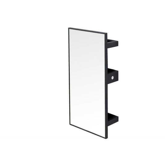 Wireworks Wall Mirror 3 Tray Slimline Dark Oak