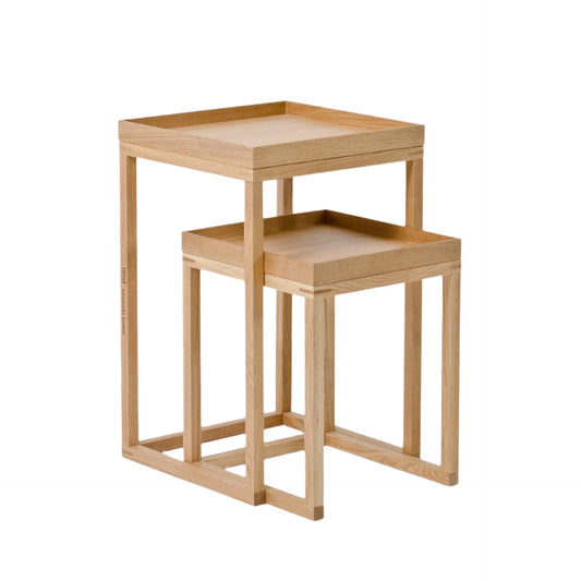 Wireworks Side Table Nest Oak