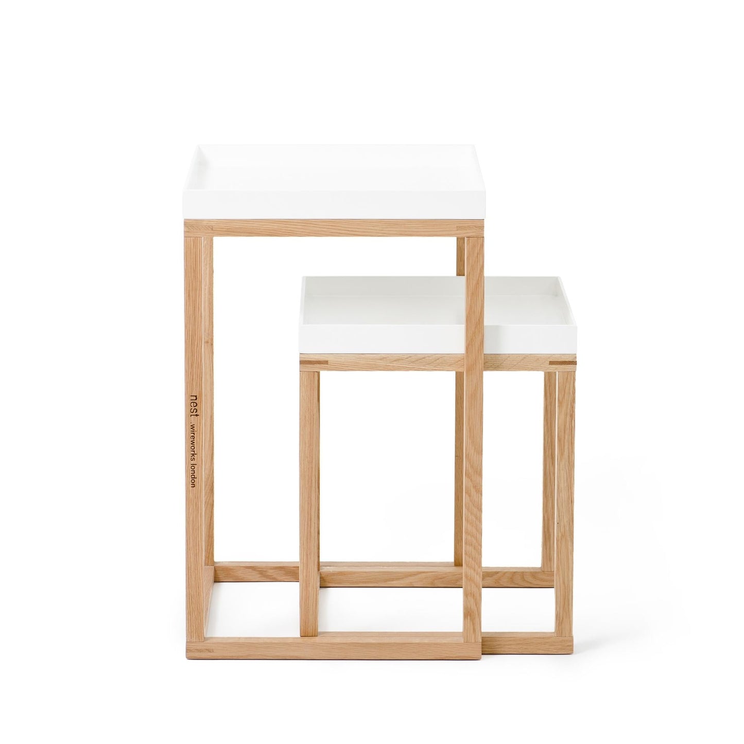 Wireworks Side Table Nest White