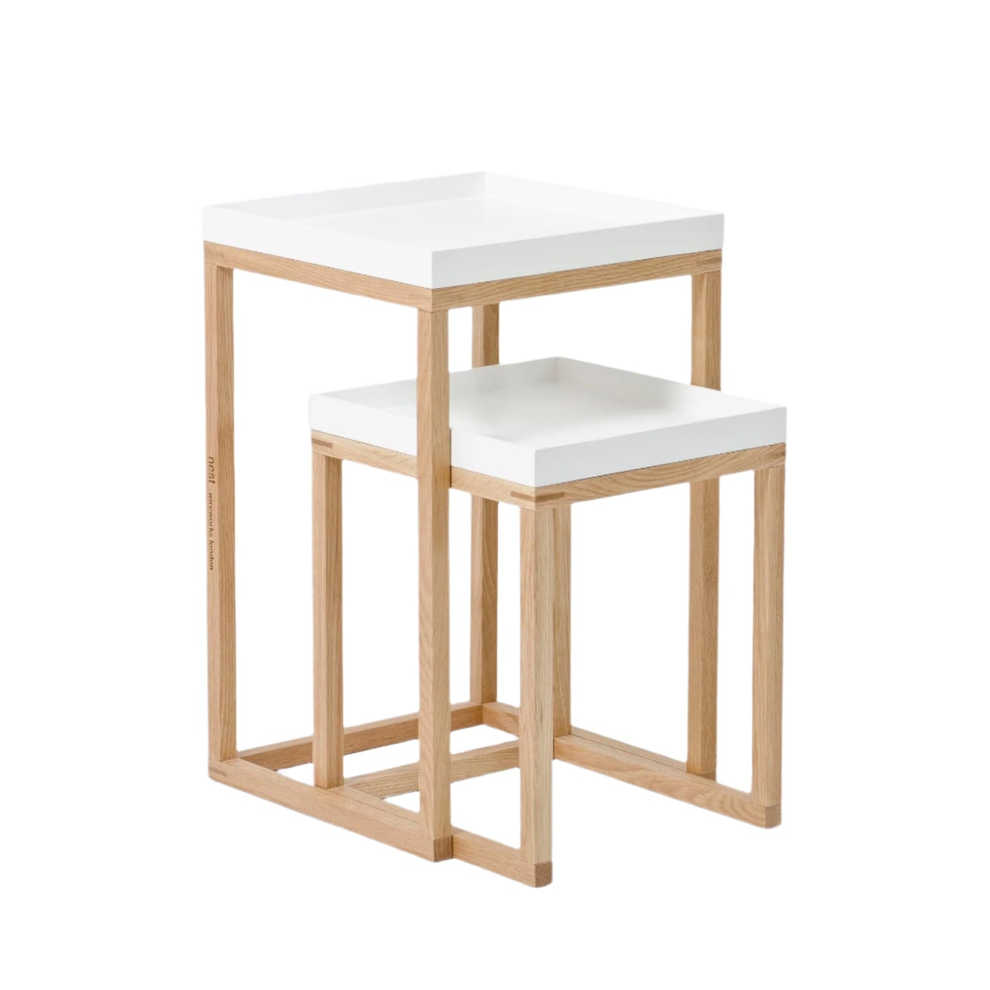 Wireworks Side Table Nest White