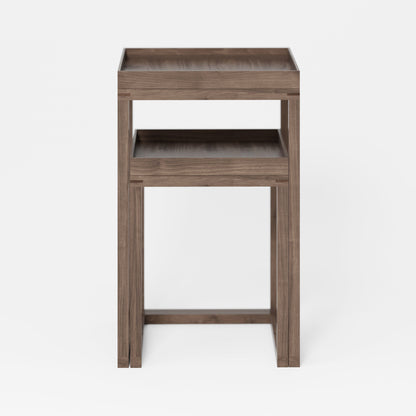 Wireworks Side Table Nest Walnut