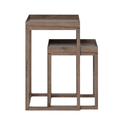 Wireworks Side Table Nest Walnut
