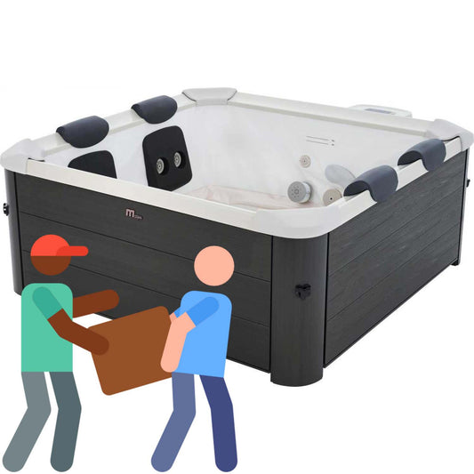 MSpa Oslo Hot Tub - Grey (2-Man Delivery)