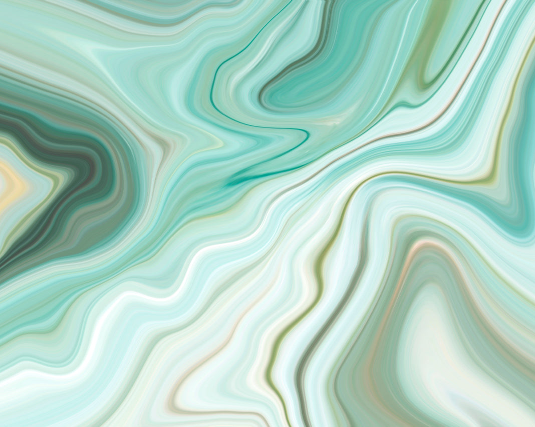 Origin Murals Marbled Ink Emerald 300cm X 240cm