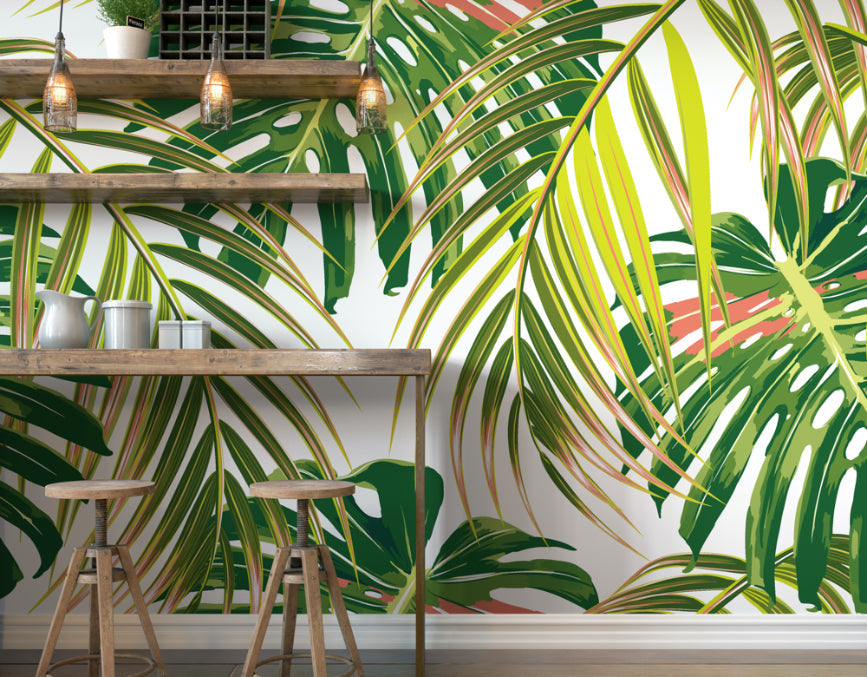 Origin Murals Tropical Leaves Citrus 350cm X 280cm