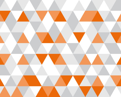 Origin Murals Geometric Tangerine 350cm X 280cm
