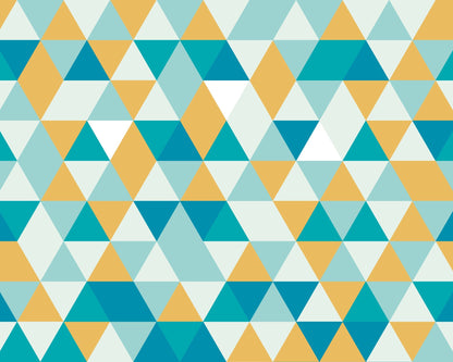 Origin Murals Geometric Jade Mustard 300cm X 240cm