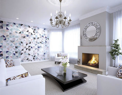 Origin Murals Geometry Blush Jade 350cm X 280cm