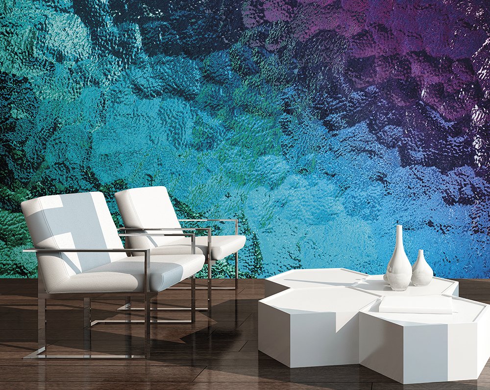 Origin Murals Coloured Glass Lapis 300cm X 240cm - Hot Tub Shop