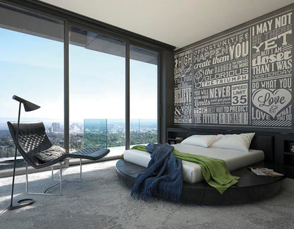Origin Murals Chalk Quotes Blackboard 300cm X 240cm - Hot Tub Shop