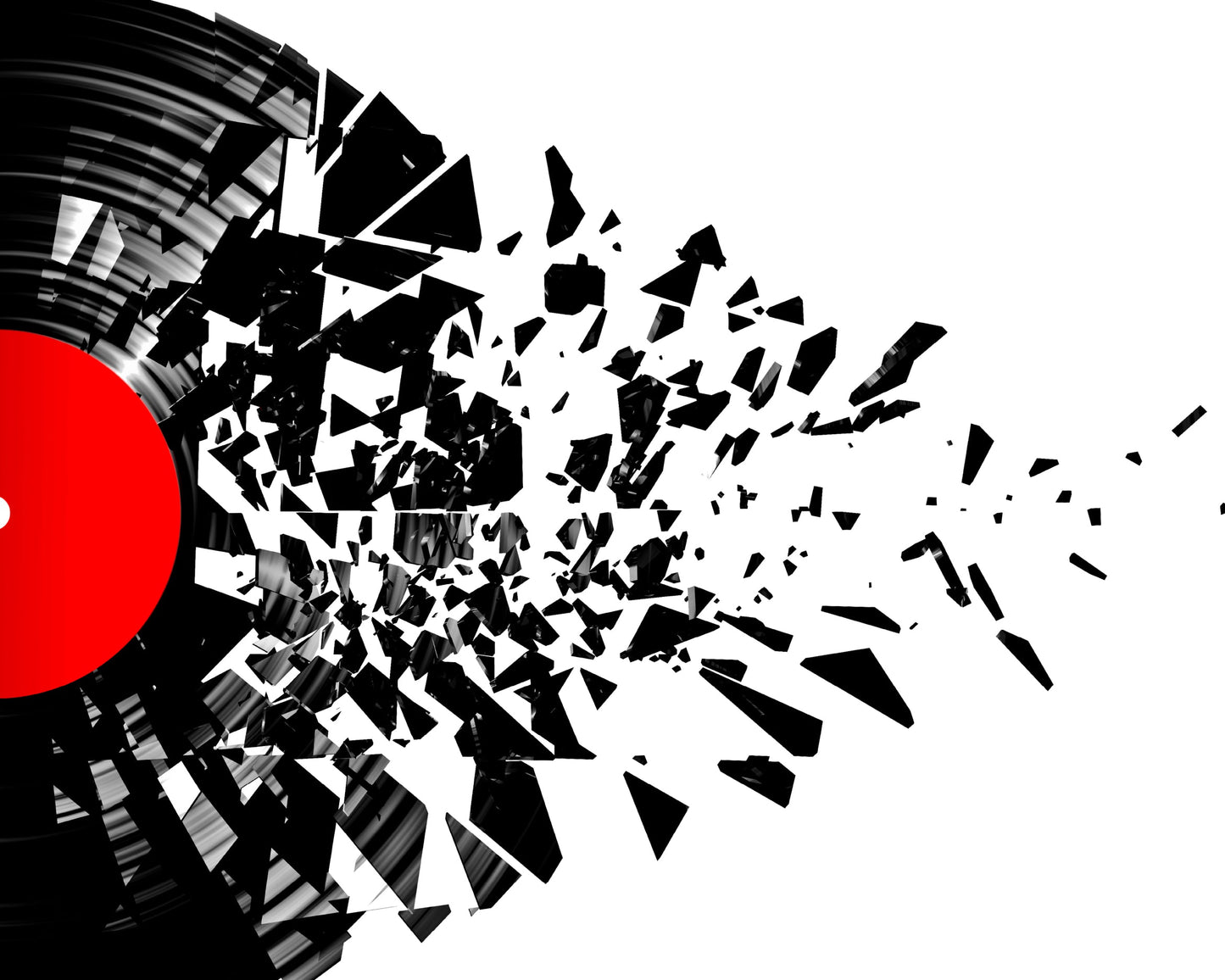 Origin Murals Smashed Vinyl Monochrome 300cm X 240cm