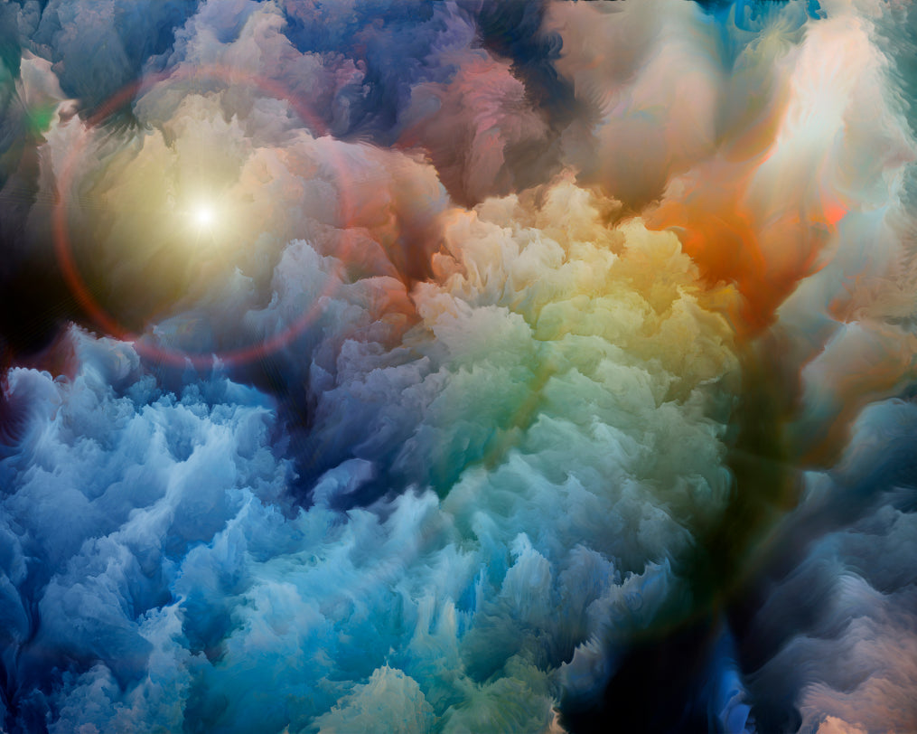 Origin Murals Moody Clouds Multi 350cm X 280cm