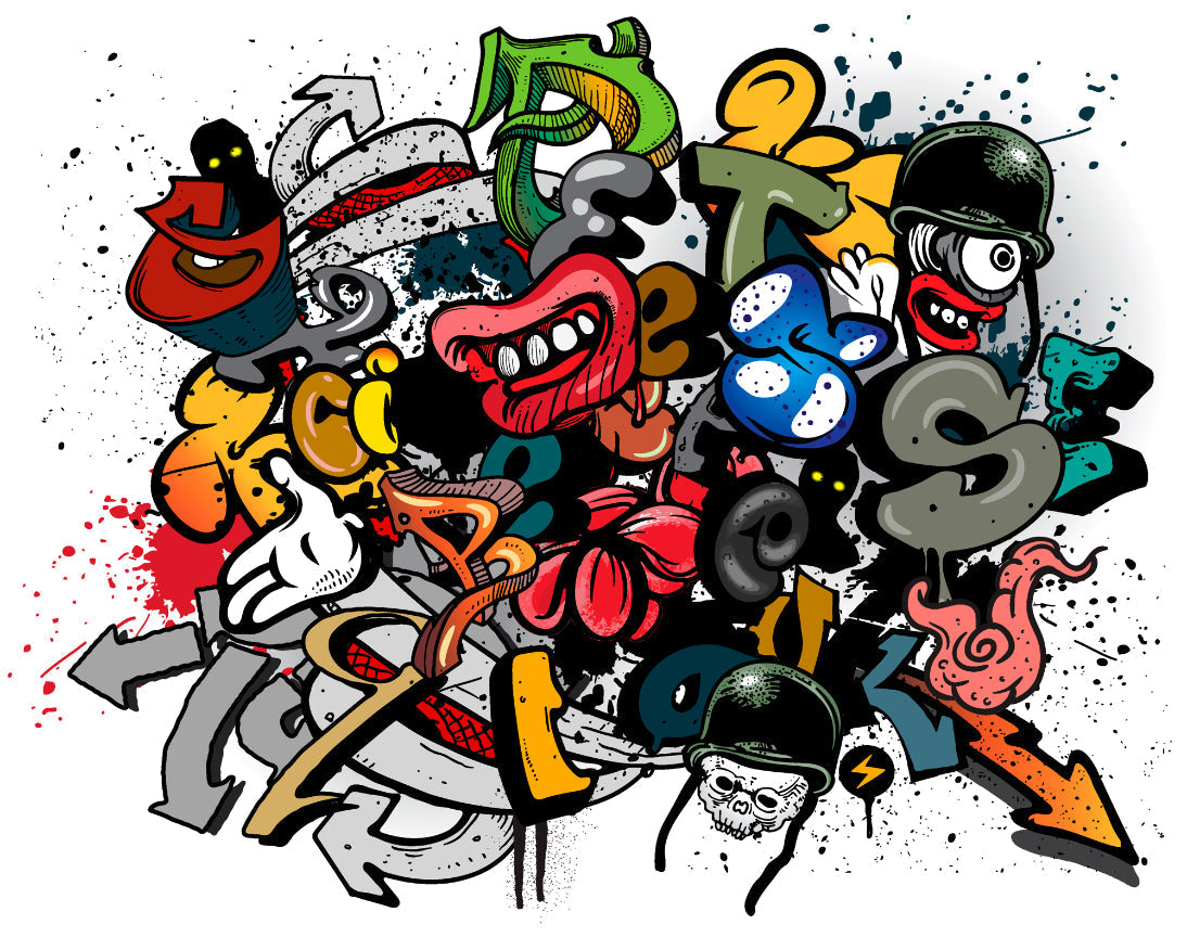 Origin Murals Spray Paint Multi 300cm X 240cm