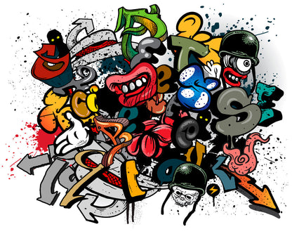 Origin Murals Spray Paint Multi 300cm X 240cm