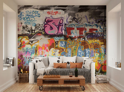 Origin Murals Urban Graffiti Multi 350cm X 280cm