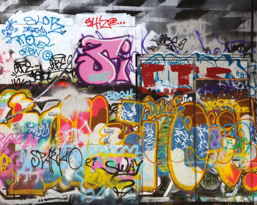 Origin Murals Urban Graffiti Multi 350cm X 280cm