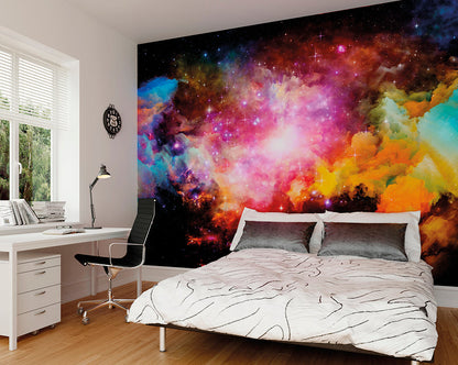 Origin Murals Galaxy Stars Multi 300cm X 240cm