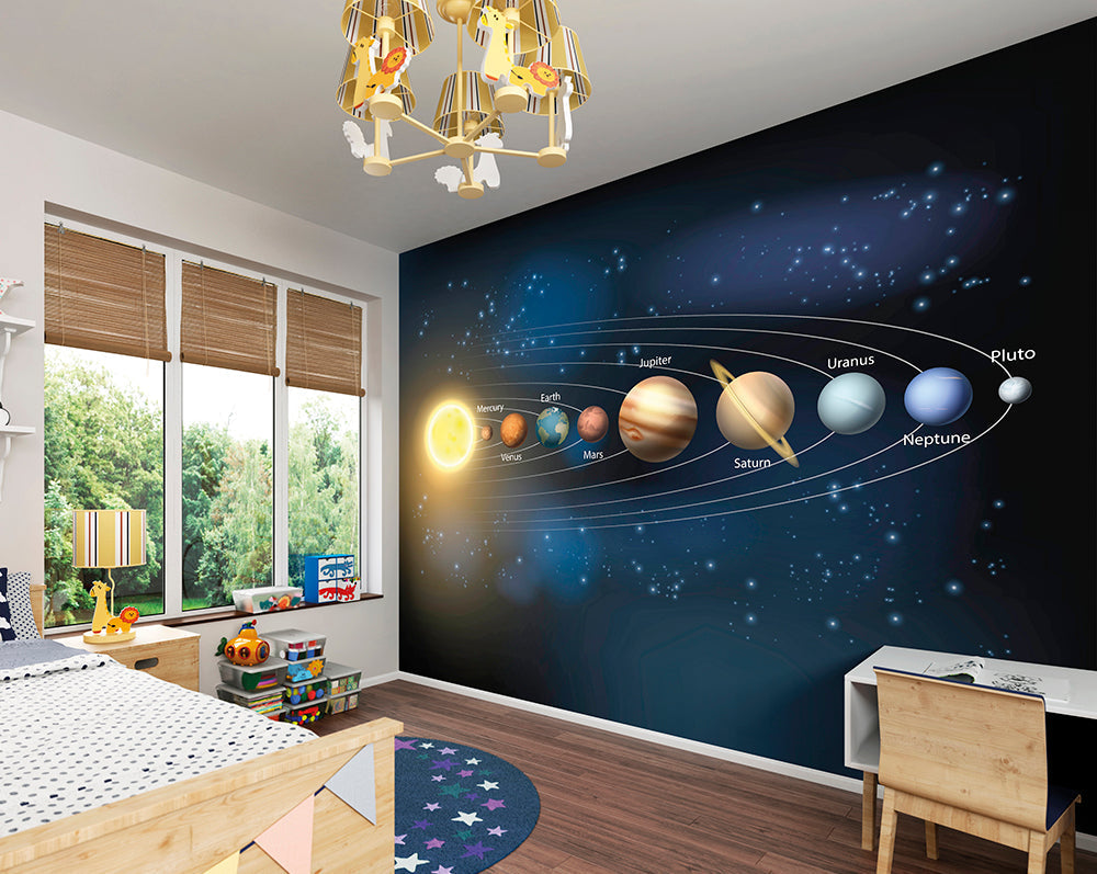 Origin Murals Planets Multi 350cm X 280cm