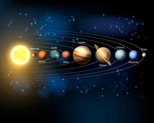 Origin Murals Planets Multi 350cm X 280cm