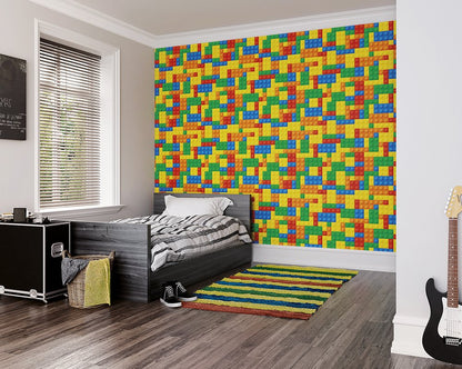 Origin Murals Toy Bricks Multi 300cm X 240cm
