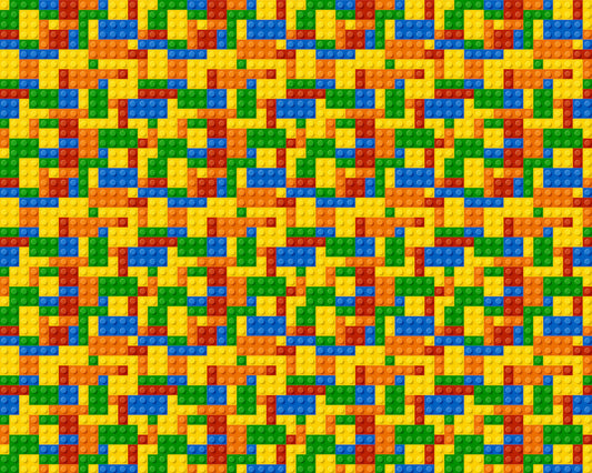 Origin Murals Toy Bricks Multi 300cm X 240cm