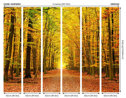 Origin Murals Autumn Forest Spice 300cm X 240cm