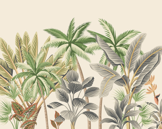 Origin Murals Tropical Palm Trees Natural 350cm X 280cm