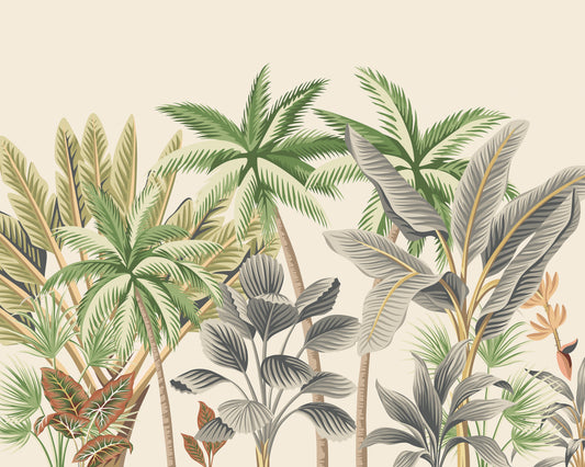 Origin Murals Tropical Palm Trees Natural 300cm X 240cm