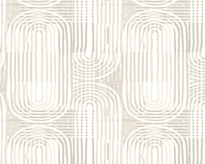 Origin Murals Curved Line Texture Grey 300cm X 240cm