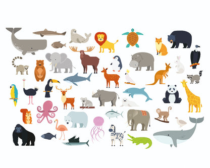 Origin Murals Animal Collection Multi 300cm X 240cm