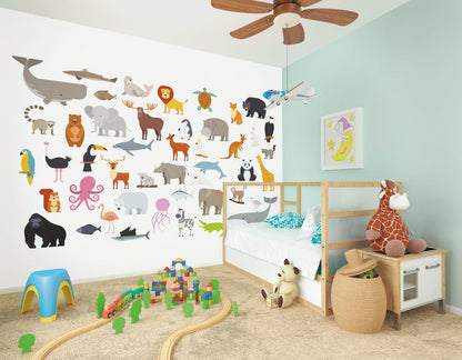 Origin Murals Animal Collection Multi 300cm X 240cm