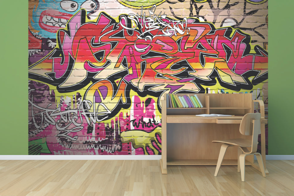 Origin Murals City Graffiti Wall Multi 300cm X 240cm